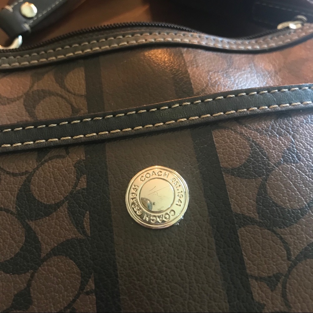 Coach Crossbody Bag Brown - Picture 5 of 7